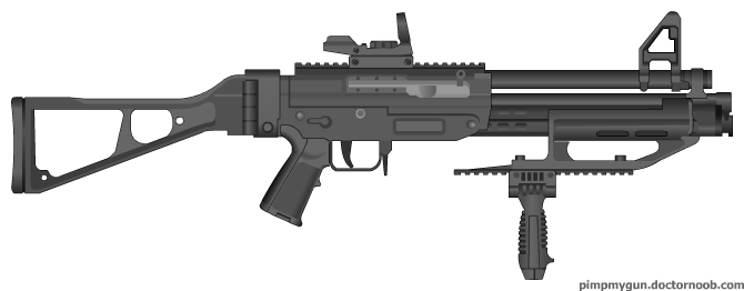 an argon rifle is on a white background