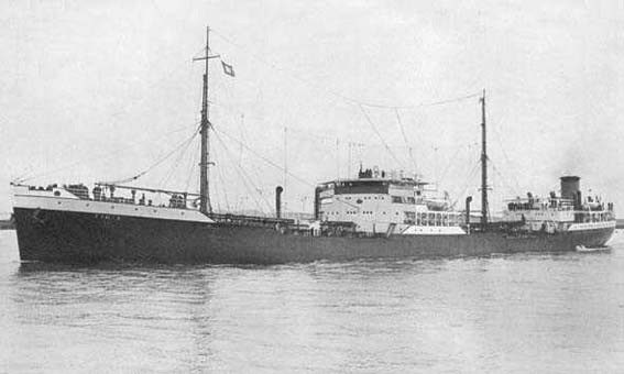 an old black and white po of a large ship