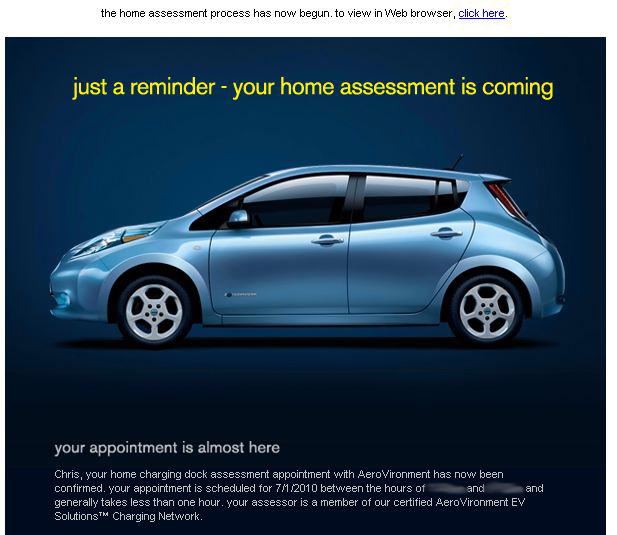 a advertit with a blue car on a dark background