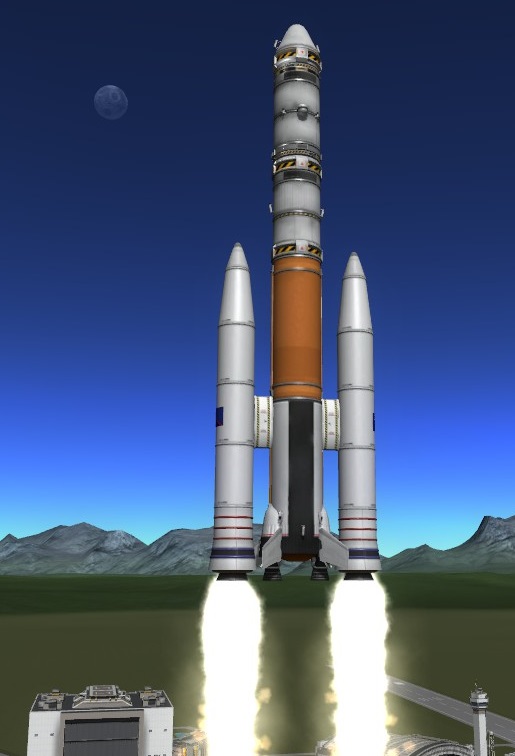 a computer rendering of an interplane launching a rocket