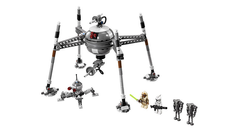 this is a very detailed lego alien battle