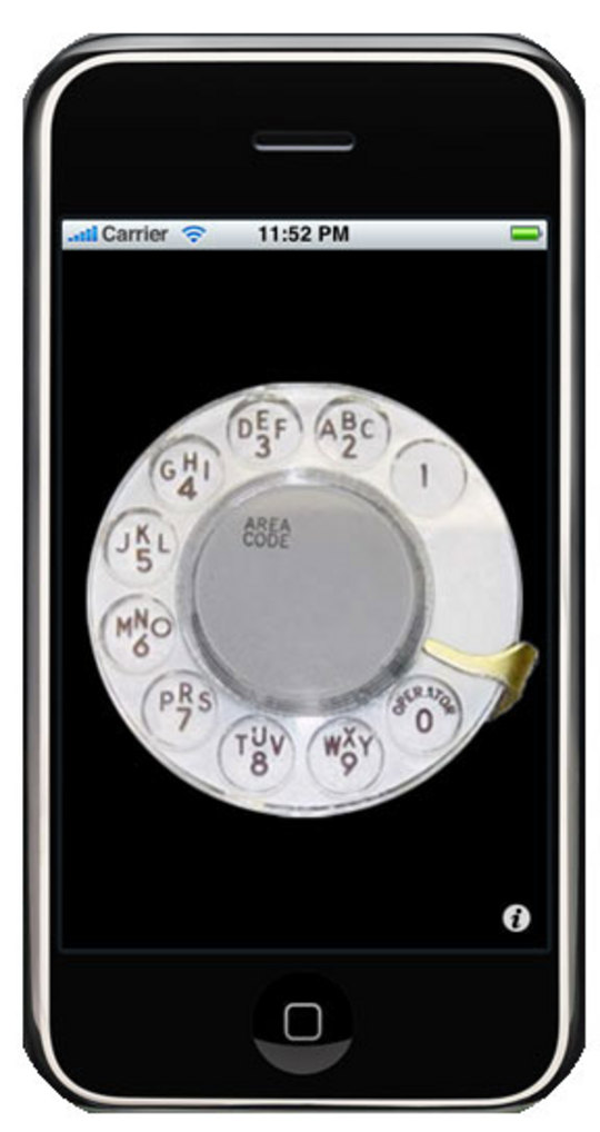 a cell phone with a call dial on the screen