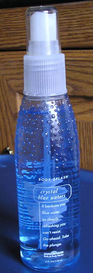 a water bottle that is sitting on a table