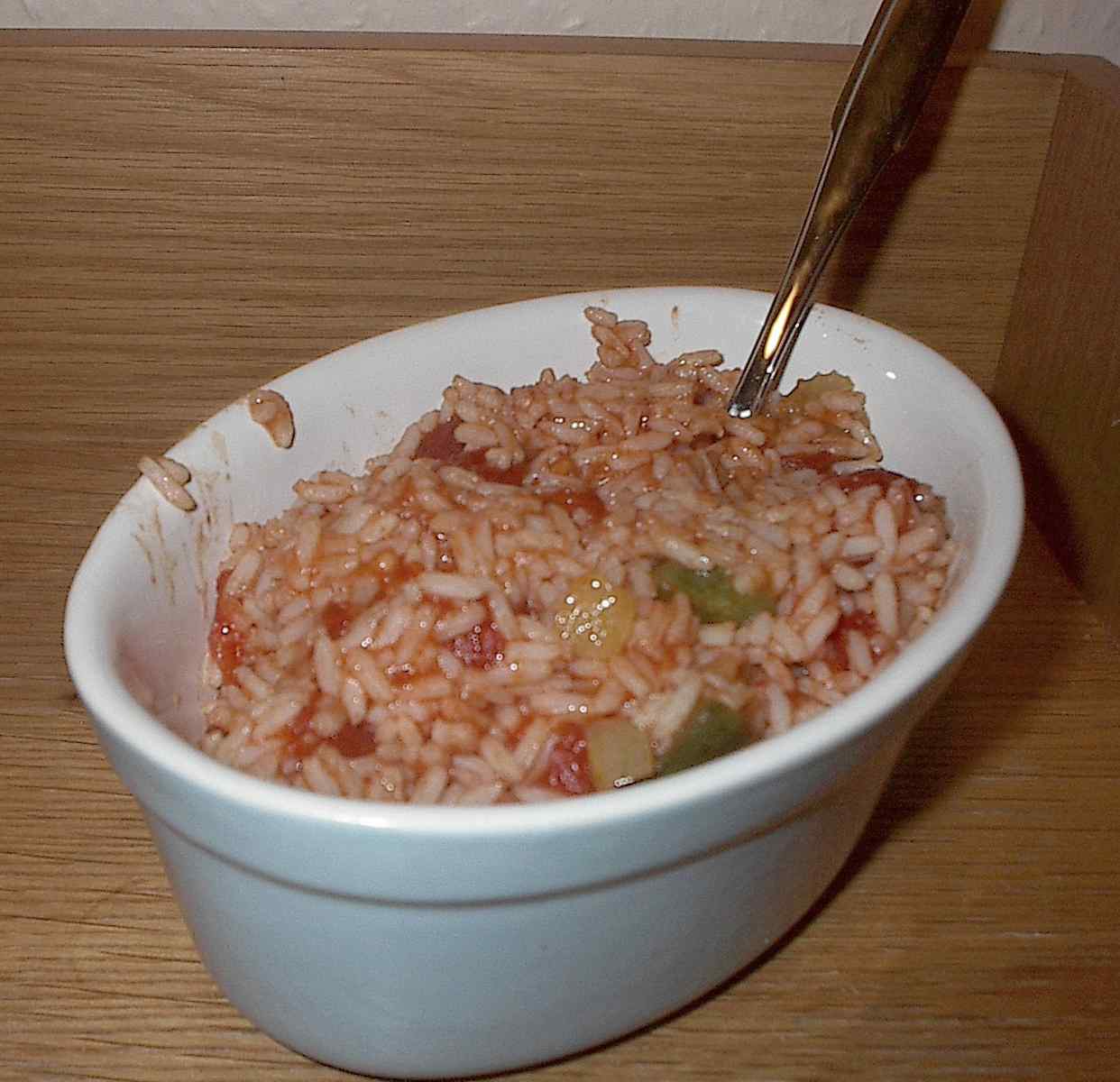 a bowl filled with some kind of colorful food