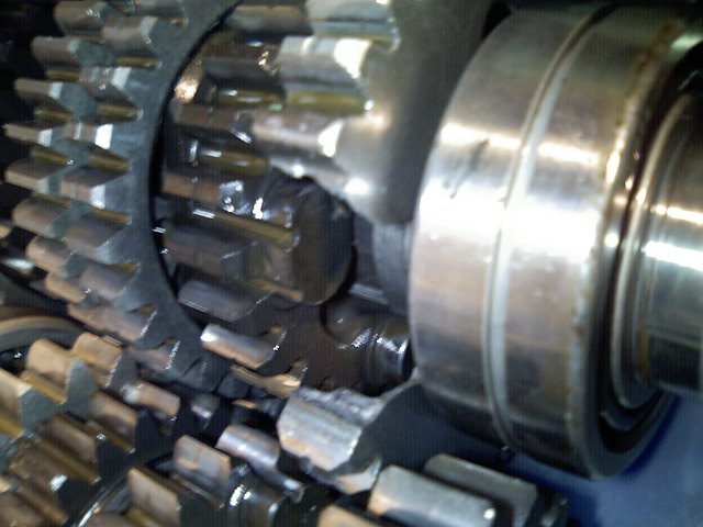 the inside workings of a machine that is gear