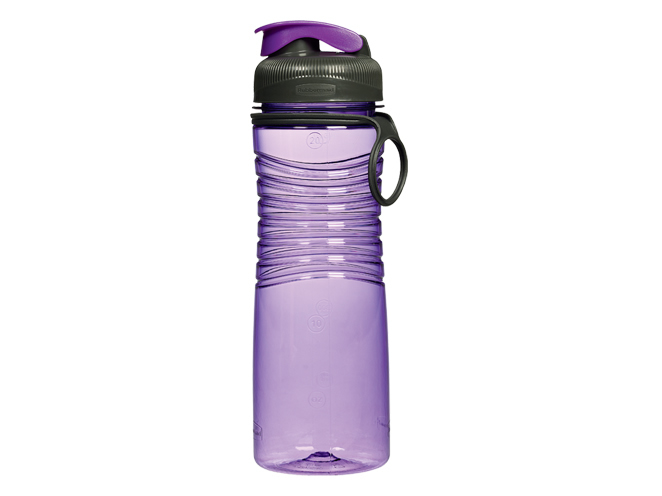 a bottle that is in the color purple