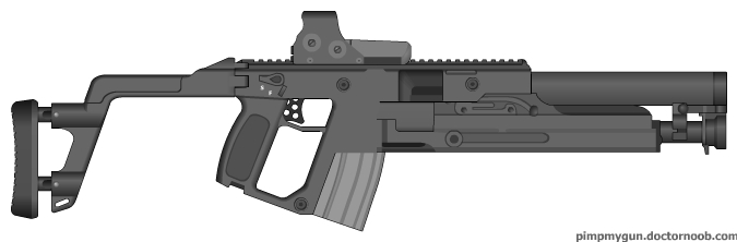 an animation s of an ar - 15 with the lower receiver extended