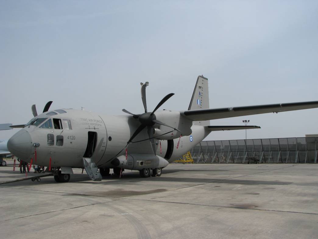 an airplane that is on a landing strip