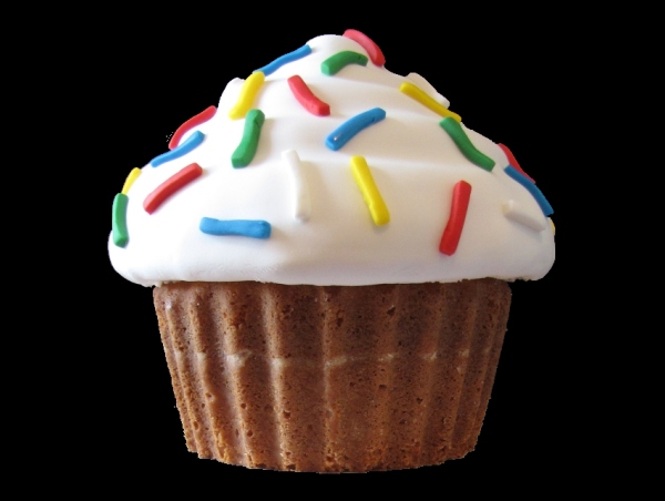 a close up of a cupcake with frosting