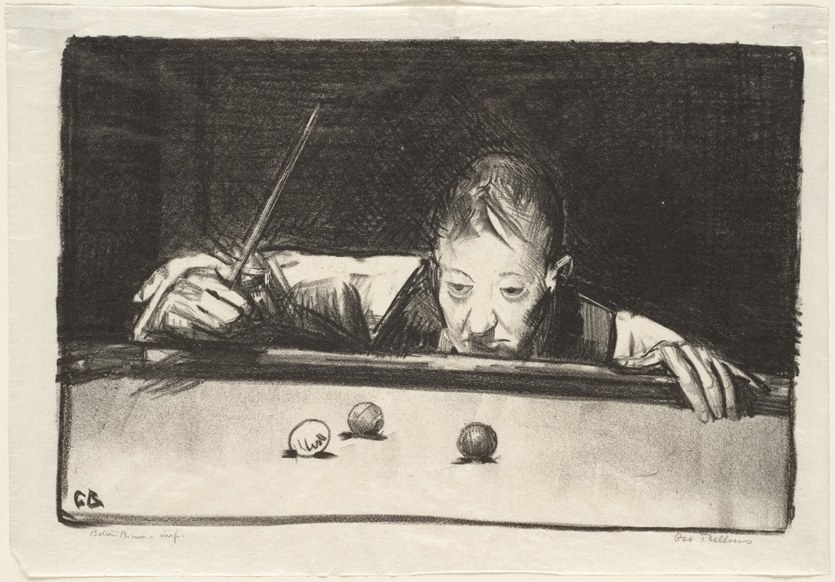 a drawing of a man with a pen and some balls