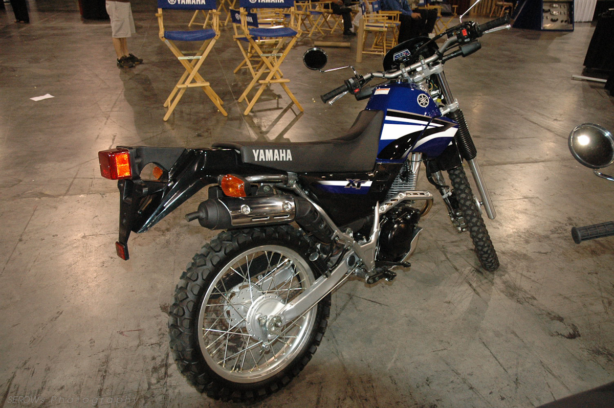 a motorcycle that is parked in the garage