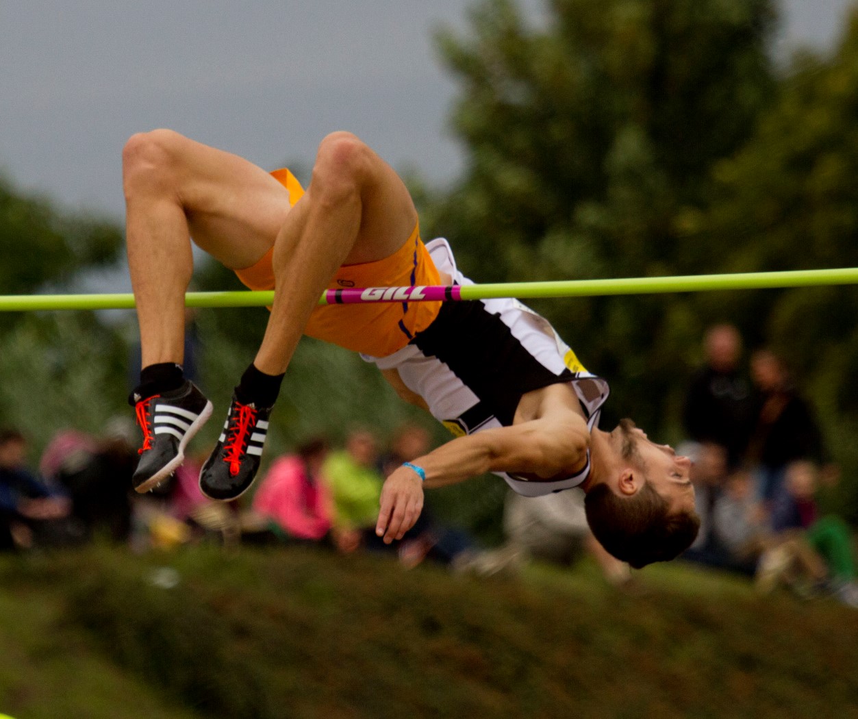 a man who is jumping up in the air