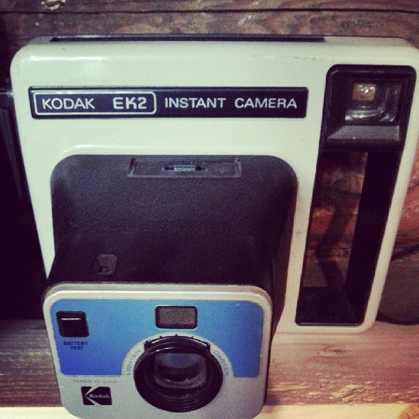 an old kodak camera with no image cropped out