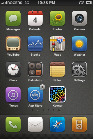 several icons for a smart phone with a theme for the app