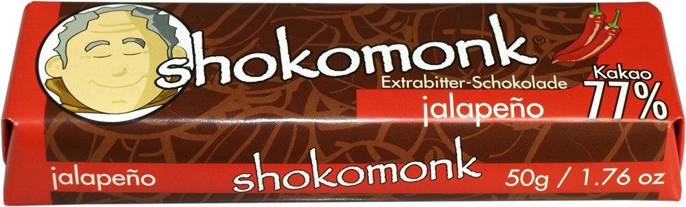 a chocolate bar that looks like shokonka with an image of the man on it