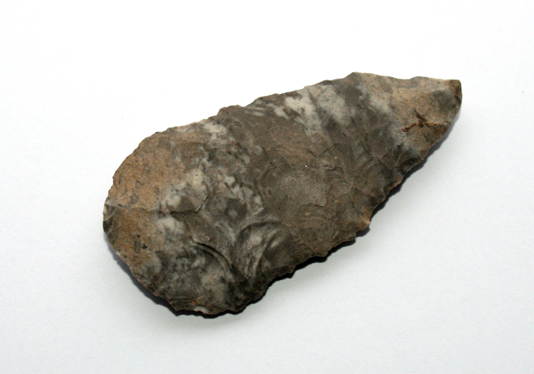 a large rock on white background on display