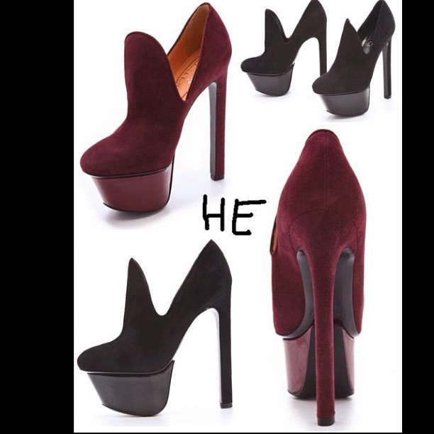 several images of high heels with high heel shoes