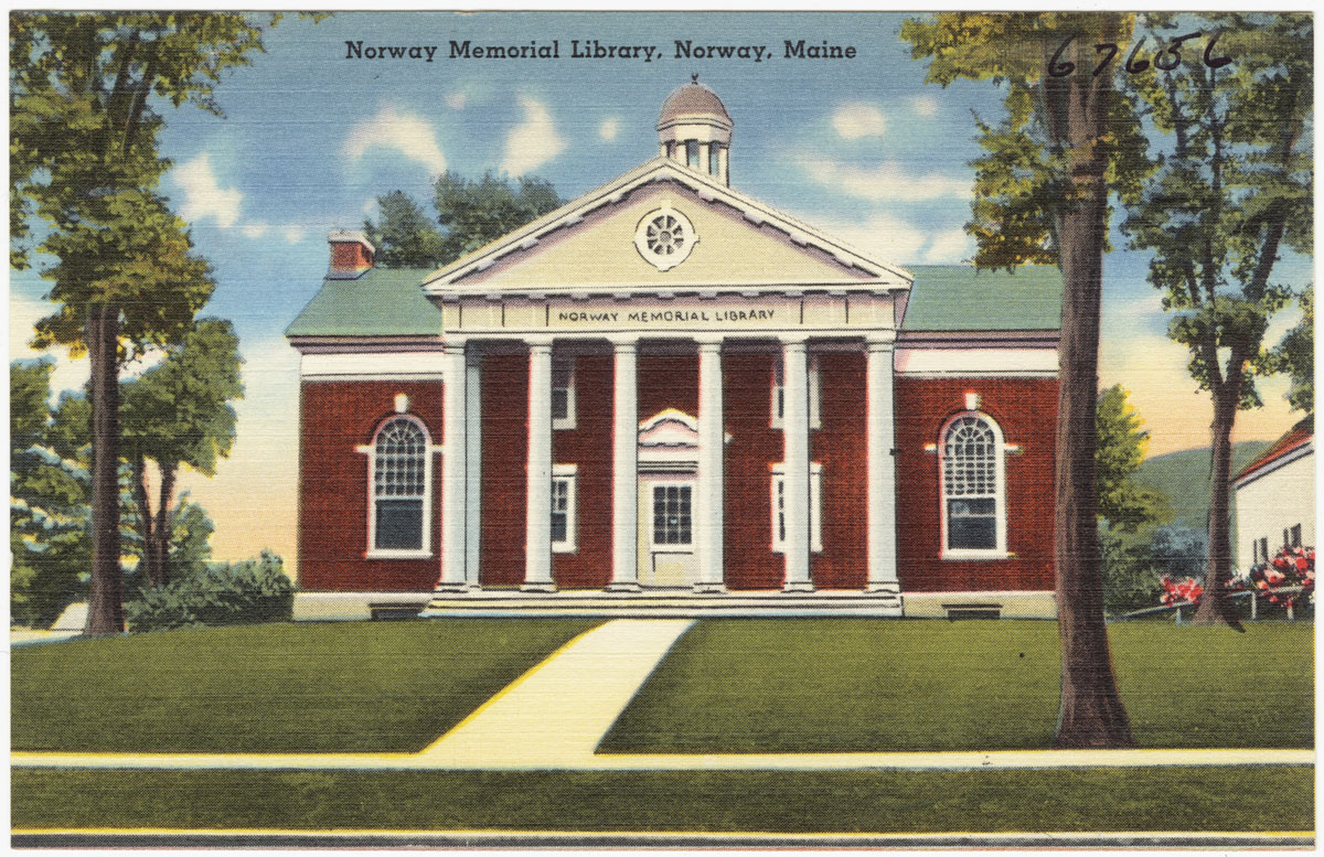 a postcard with a painting of the new mexico liry and memory centre