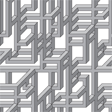 an image of an abstract monochrome pattern