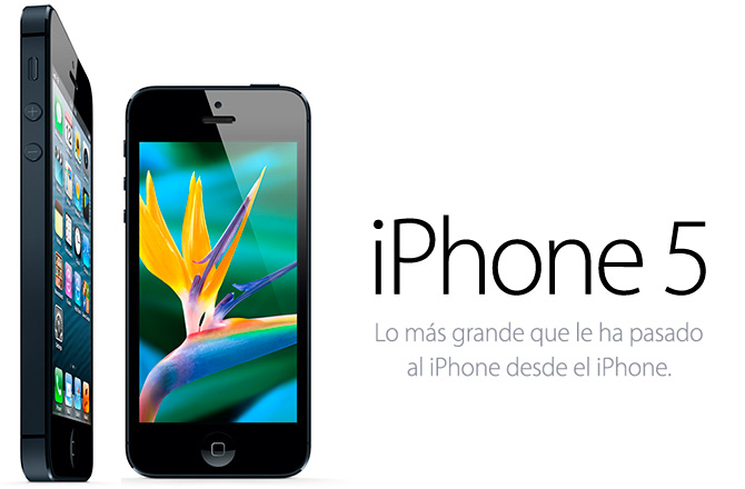 an advertit is displayed for the iphone 5