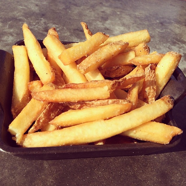 some type of seasoned french fries that are ready to be eaten