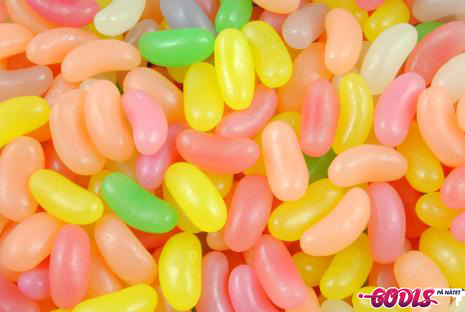 candy sprinkles are bright yellow, green and orange