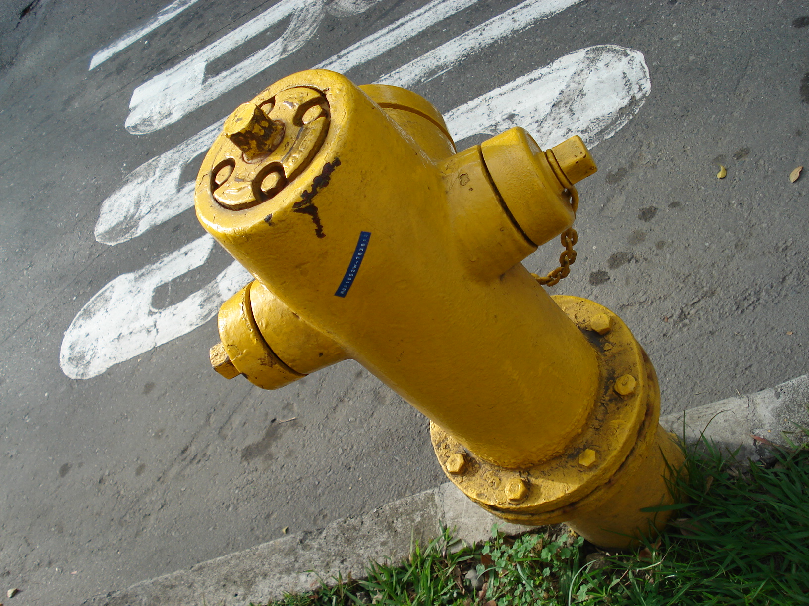 a close up view of an yellow fire hydrant