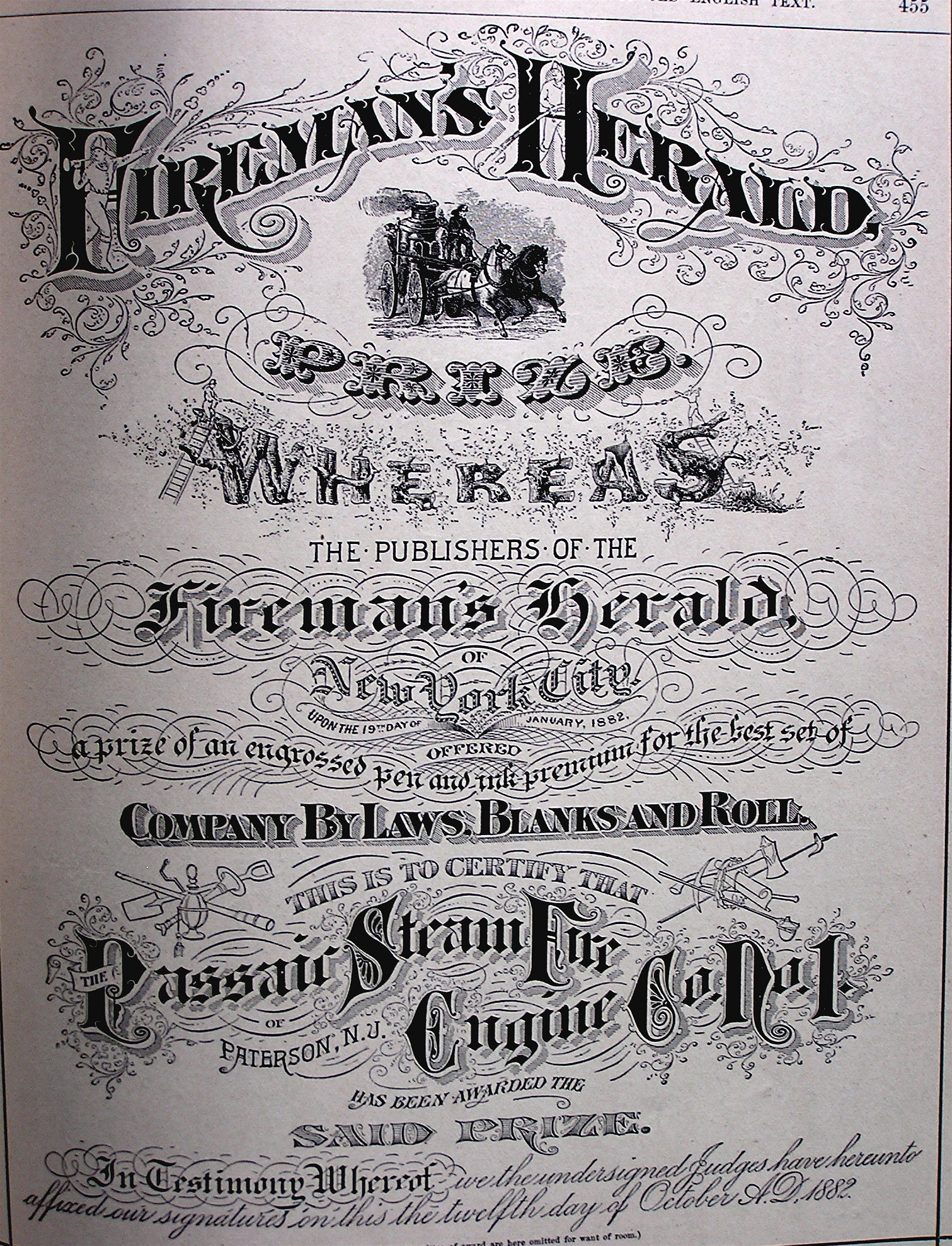 a poster advertising an evening's theatre, with text in black and white