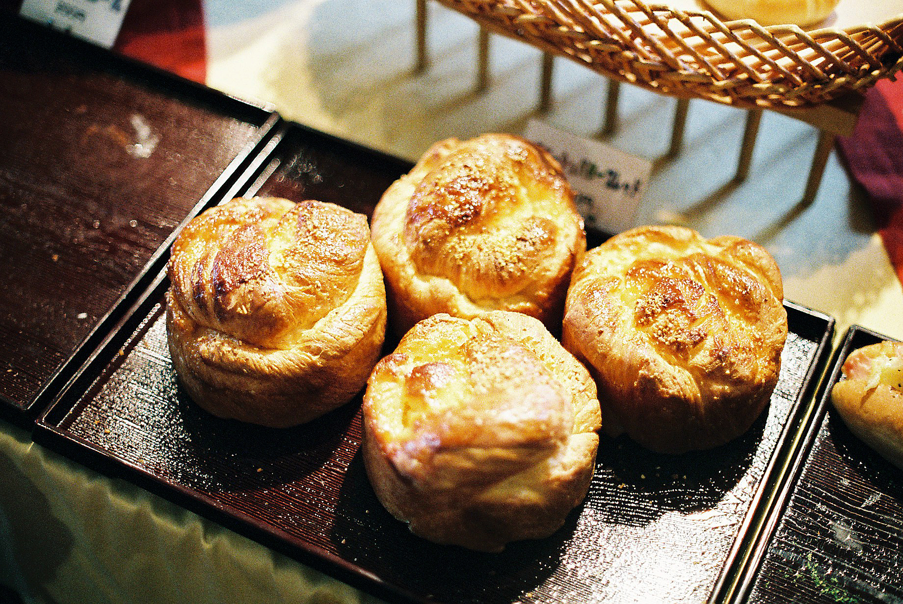 a plate full of freshly baked pastries