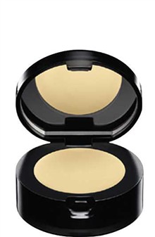 a compact powder pressed on top of a compact foundation