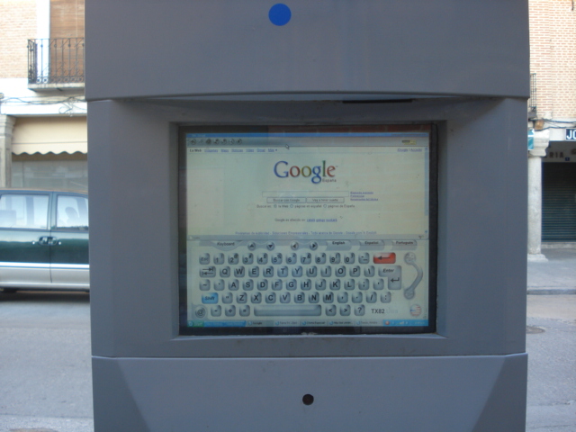 an advertit displayed on top of a computer