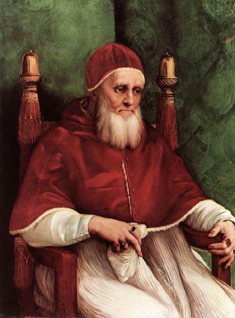 a portrait of a man in red sitting down