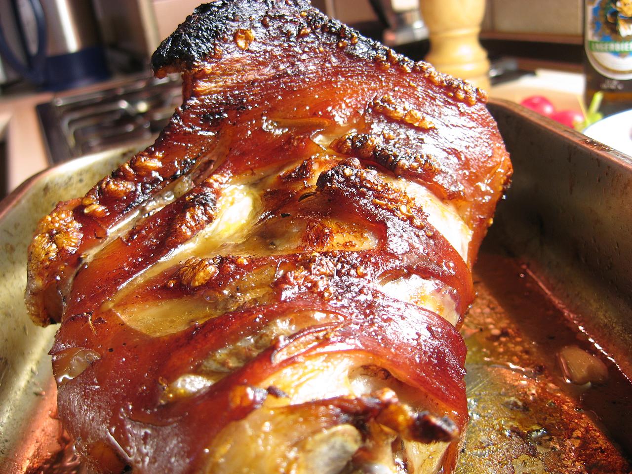 a close up of food in a metal pan