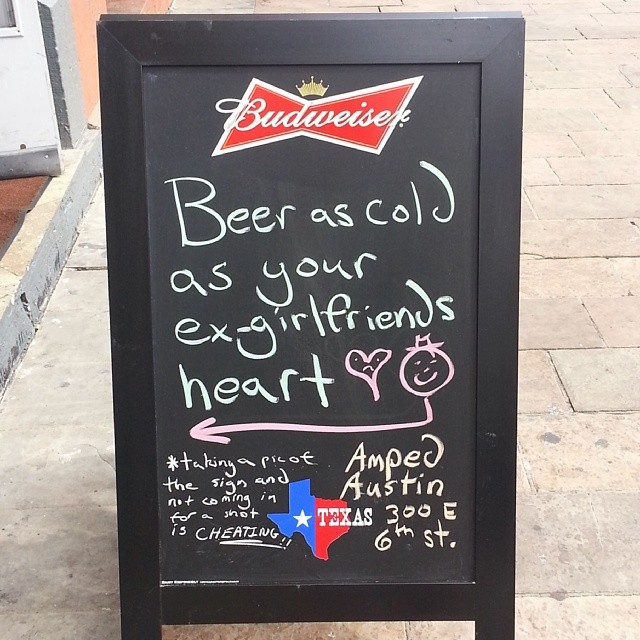 the beer advertises different types of hearts in order to get it all off