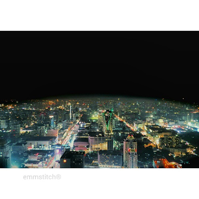 a large city with many lights and night lights