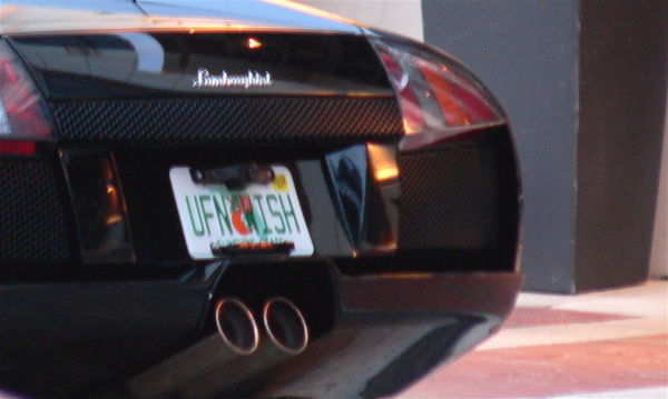 this is a close up s of the back of a car