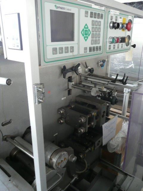 the machine has two machines for pressing the ons and dials
