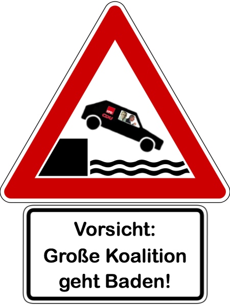 a sign in german warns that the vehicle is being towed by another