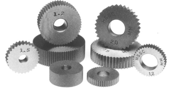 several gears that are on a table