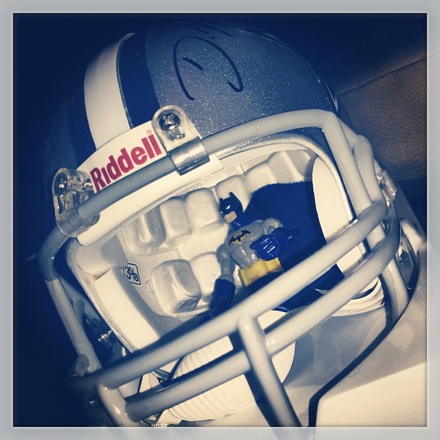 the helmet for the dukelles football team