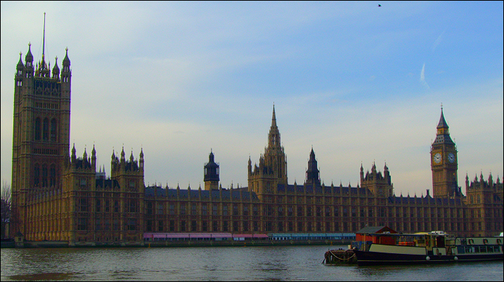 a po taken on the london thames with big ben and parliament