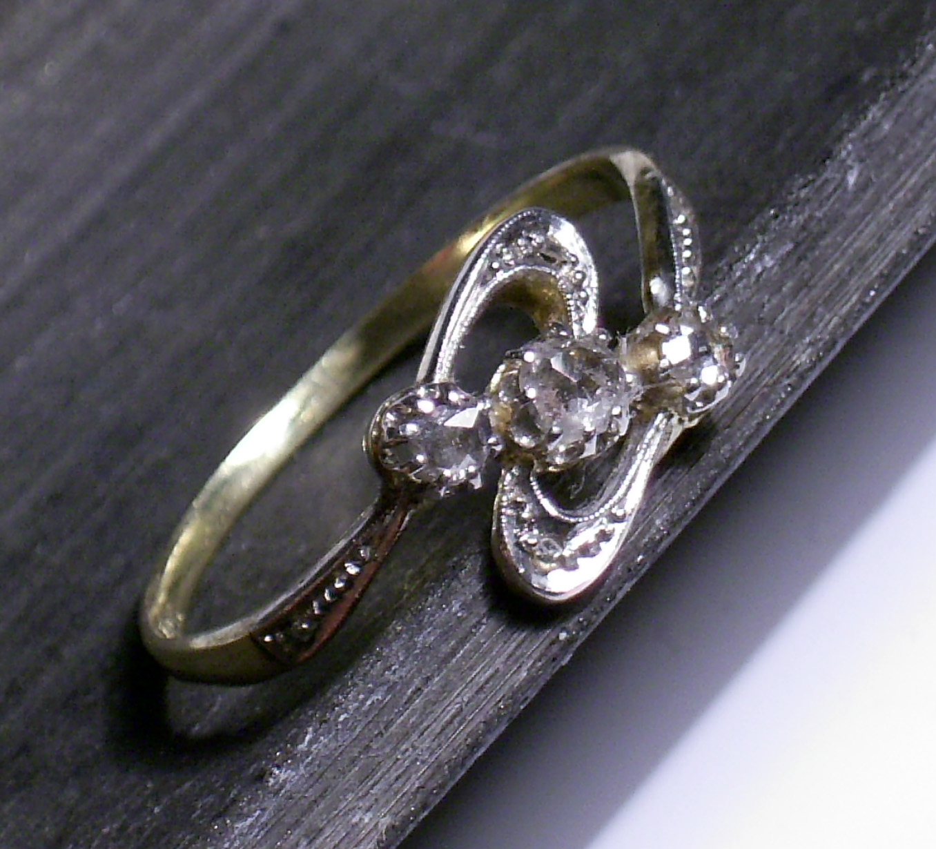 an elegant ring set with diamond accents
