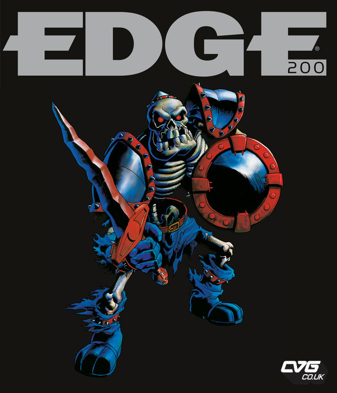 a comics style poster with an image of a skeleton holding a giant knife and a heart shaped object