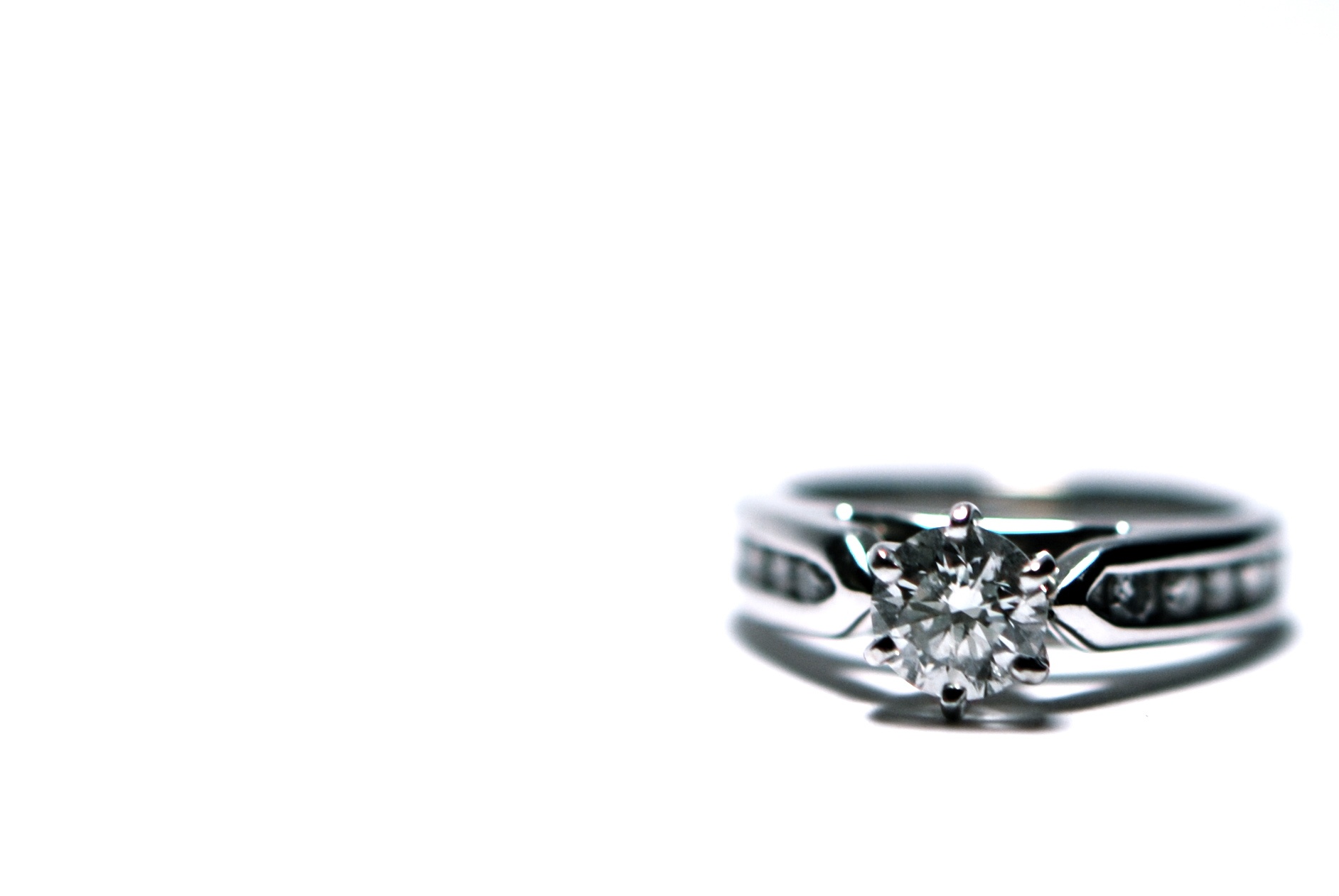 a close up image of a wedding ring