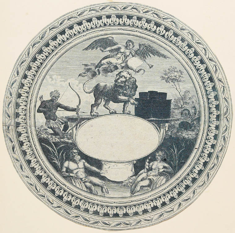 a plate with an ornate design on it