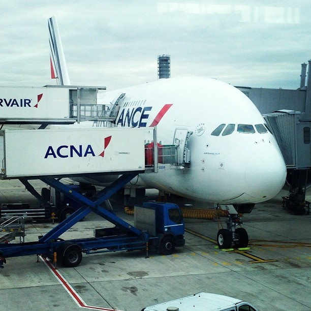 an airplane on the ground at an airport