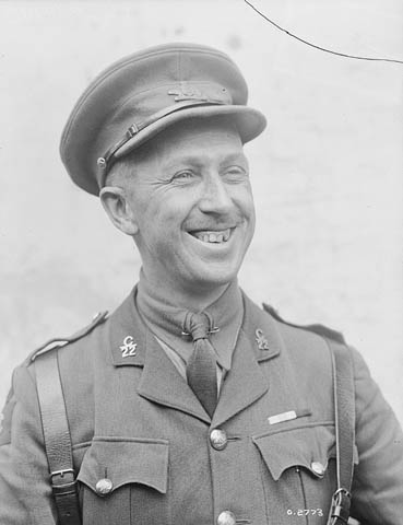 a black and white pograph of a military man
