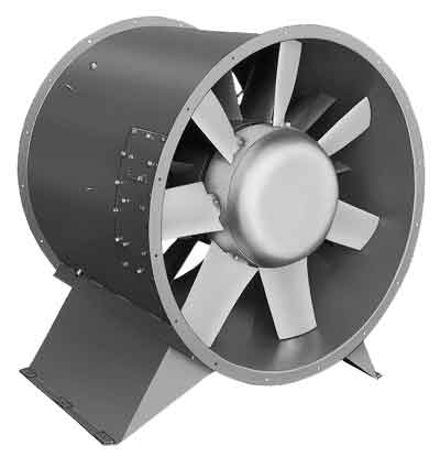 a single blade exhaust fan for high performance heaters