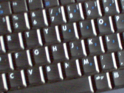 there is a close up image of a computer keyboard