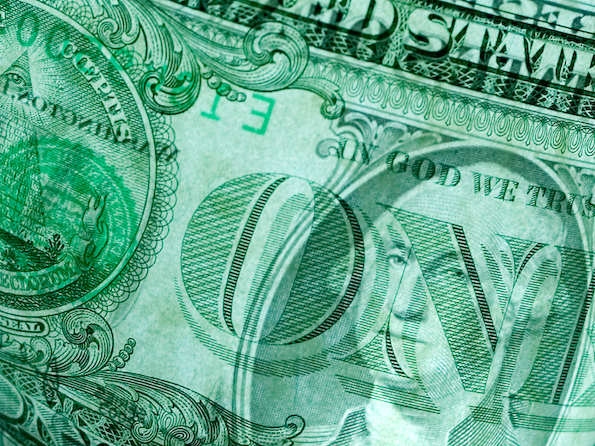 a close up s of the green american dollar bill